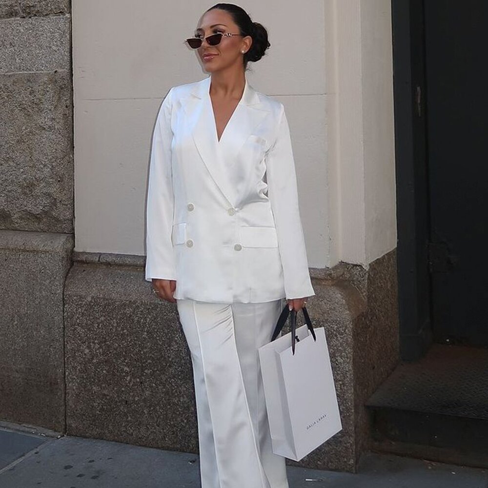 12th Tribe White Blazer & Suit Jacket - Picture 2 of 3